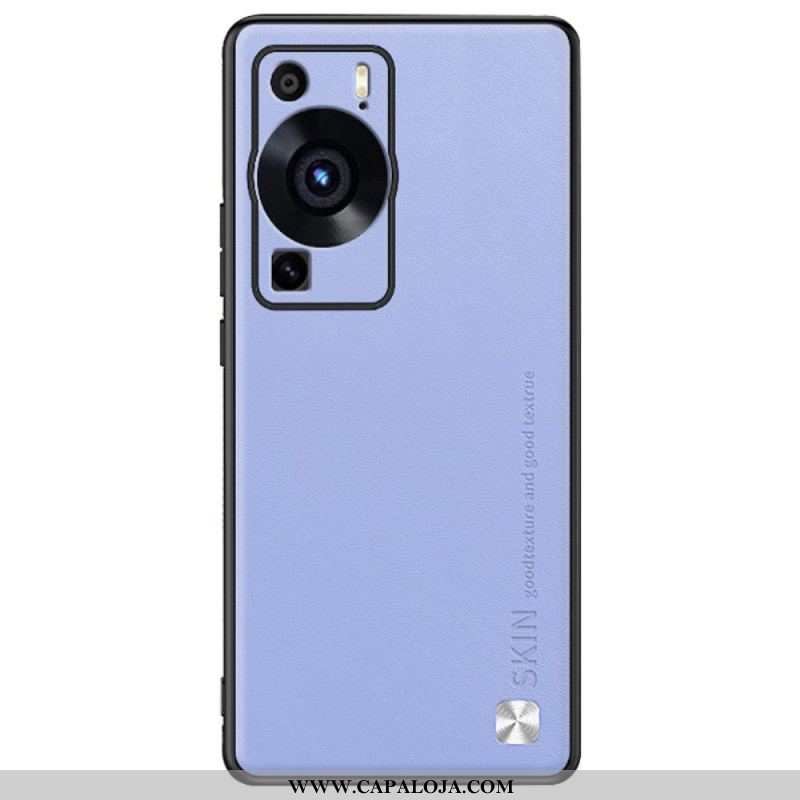 Capa Para Huawei P60 Pro Pele De Couro Sintético