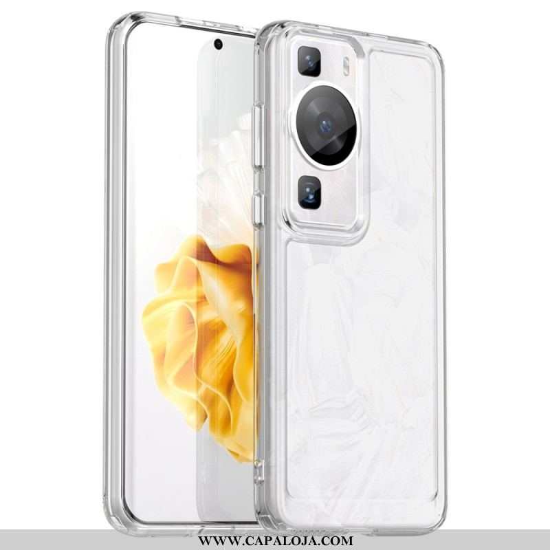 Capa Para Huawei P60 Pro Série Doces Transparentes