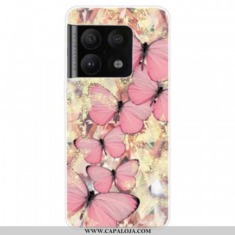 Capa Para OnePlus 10 Pro 5G Borboletas Borboletas