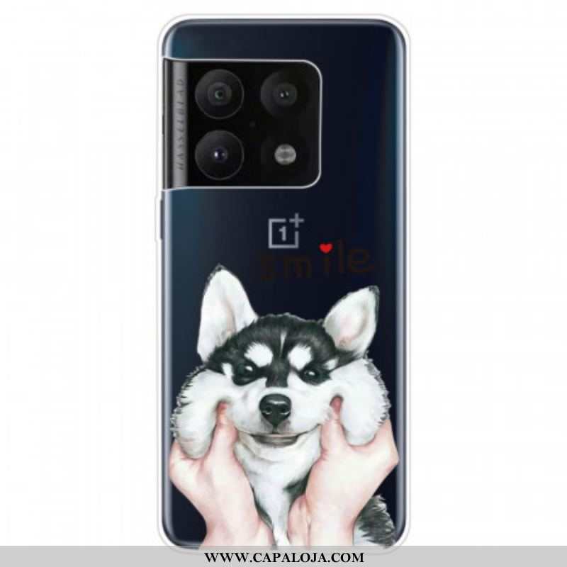 Capa Para OnePlus 10 Pro 5G Cachorro Sorridente