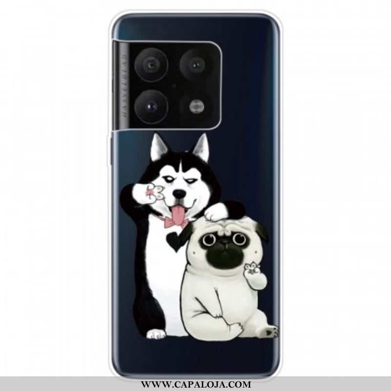 Capa Para OnePlus 10 Pro 5G Cachorros Engraçados