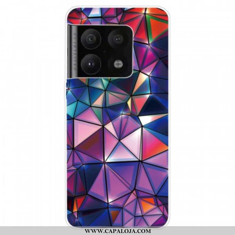 Capa Para OnePlus 10 Pro 5G Geometria Flexível