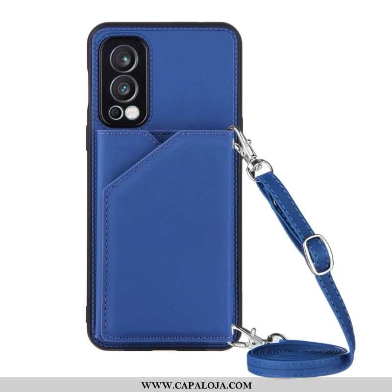 Capa Para OnePlus Nord 2 5G Alça De Suporte Para Vários Cartões