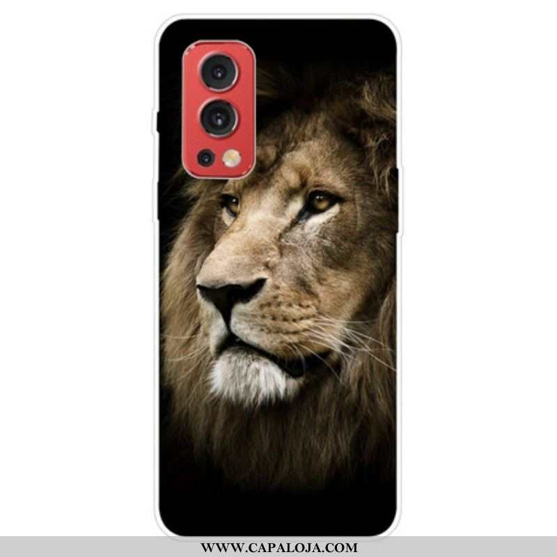 Capa Para OnePlus Nord 2 5G Cabeça De Leão