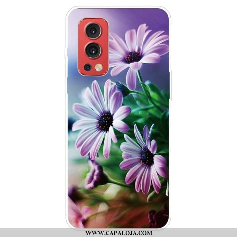 Capa Para OnePlus Nord 2 5G Flores Realistas