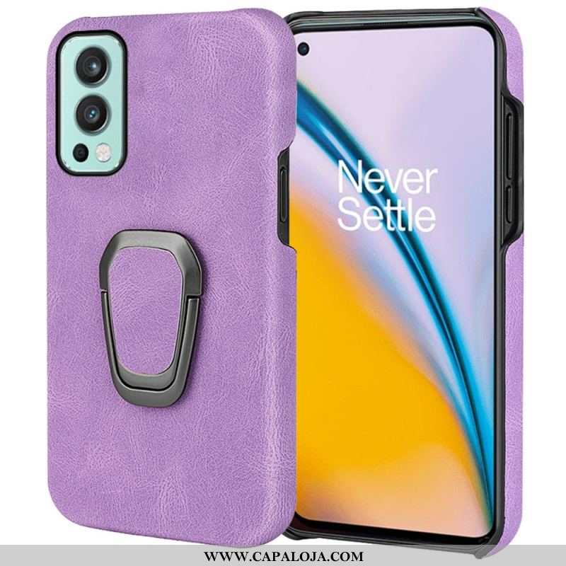 Capa Para OnePlus Nord 2 5G Novas Cores Com Suporte Para Anéis De Efeito De Couro