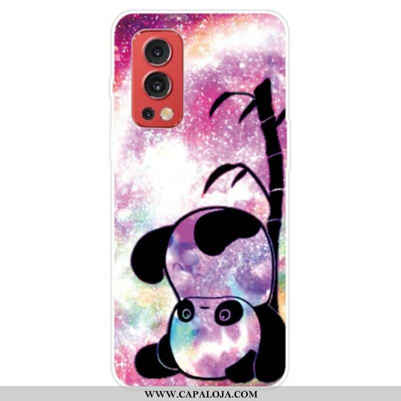 Capa Para OnePlus Nord 2 5G Panda E Bambu