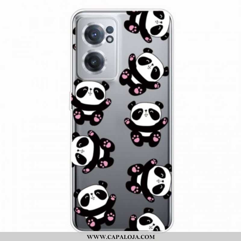 Capa Para OnePlus Nord CE 2 5G Bebês Pandas