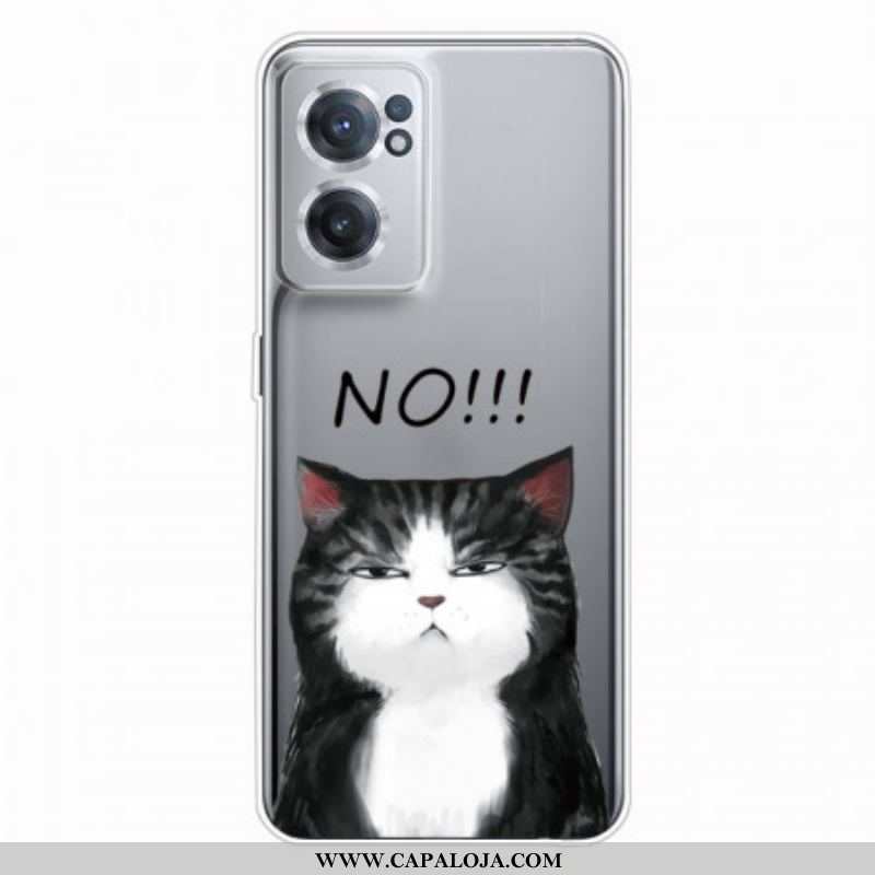 Capa Para OnePlus Nord CE 2 5G Gato Rabugento