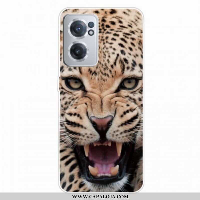 Capa Para OnePlus Nord CE 2 5G Leopardo Agressivo