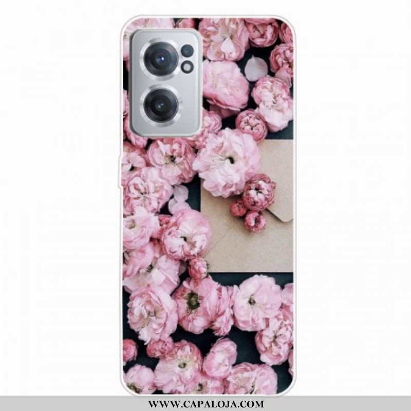 Capa Para OnePlus Nord CE 2 5G Rosas Do Dia Dos Namorados