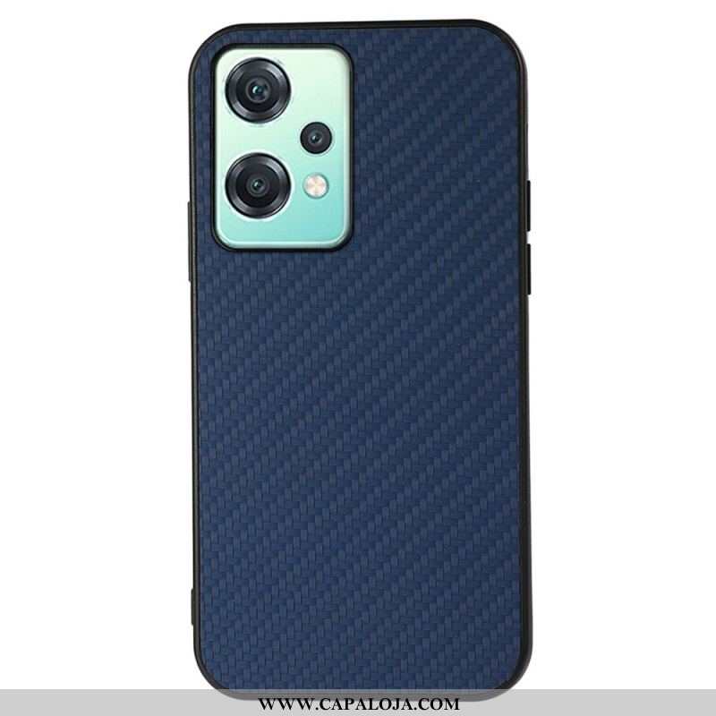 Capa Para OnePlus Nord CE 2 Lite 5G Fibra De Carbono