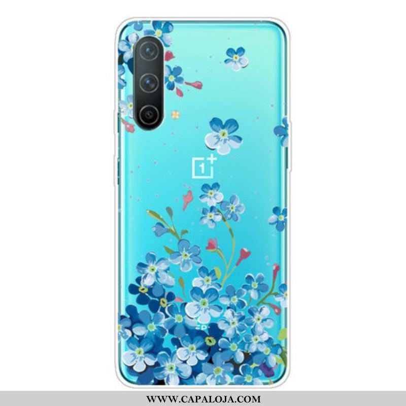 Capa Para OnePlus Nord CE 5G Flores Azuis