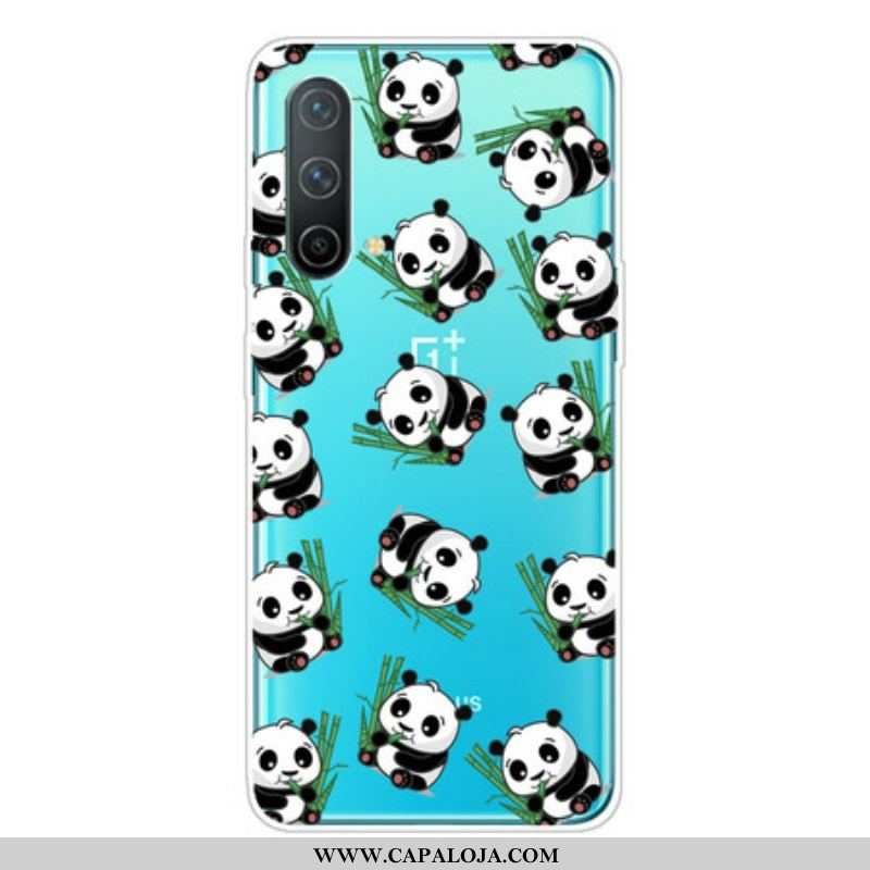 Capa Para OnePlus Nord CE 5G Pequenos Pandas