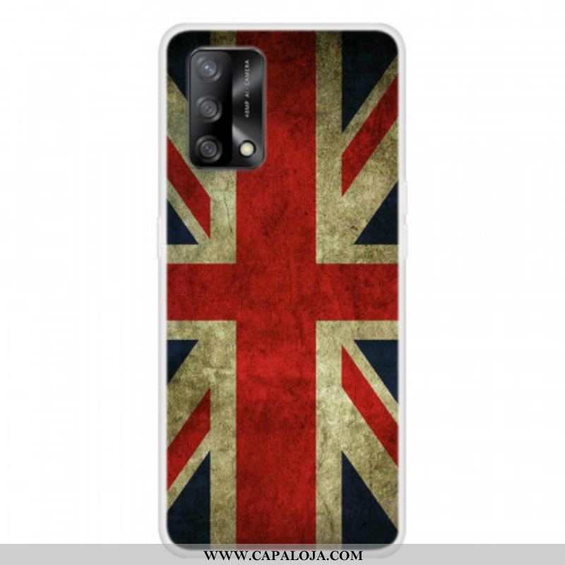 Capa Para Oppo A74 4G Bandeira Inglesa