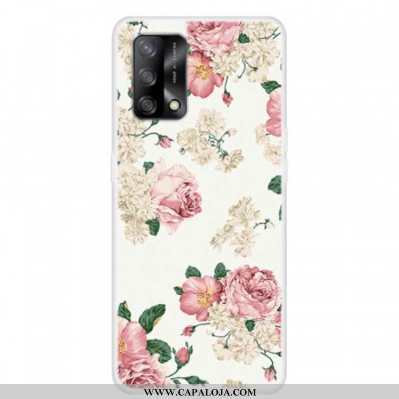 Capa Para Oppo A74 4G Flores Da Liberdade