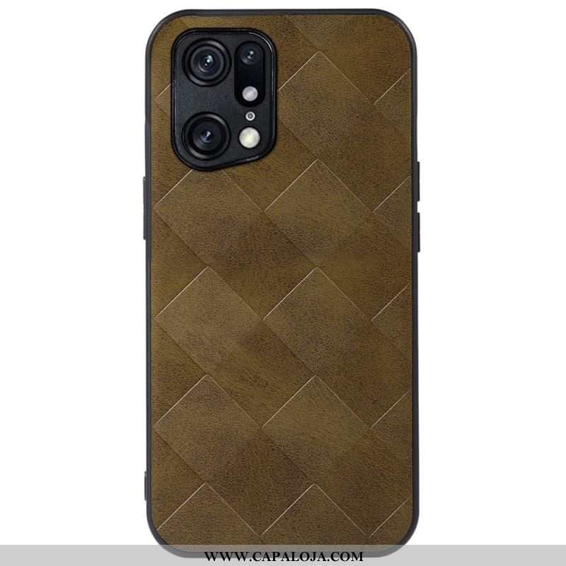 Capa Para Oppo Find X5 Pro Textura Tecida