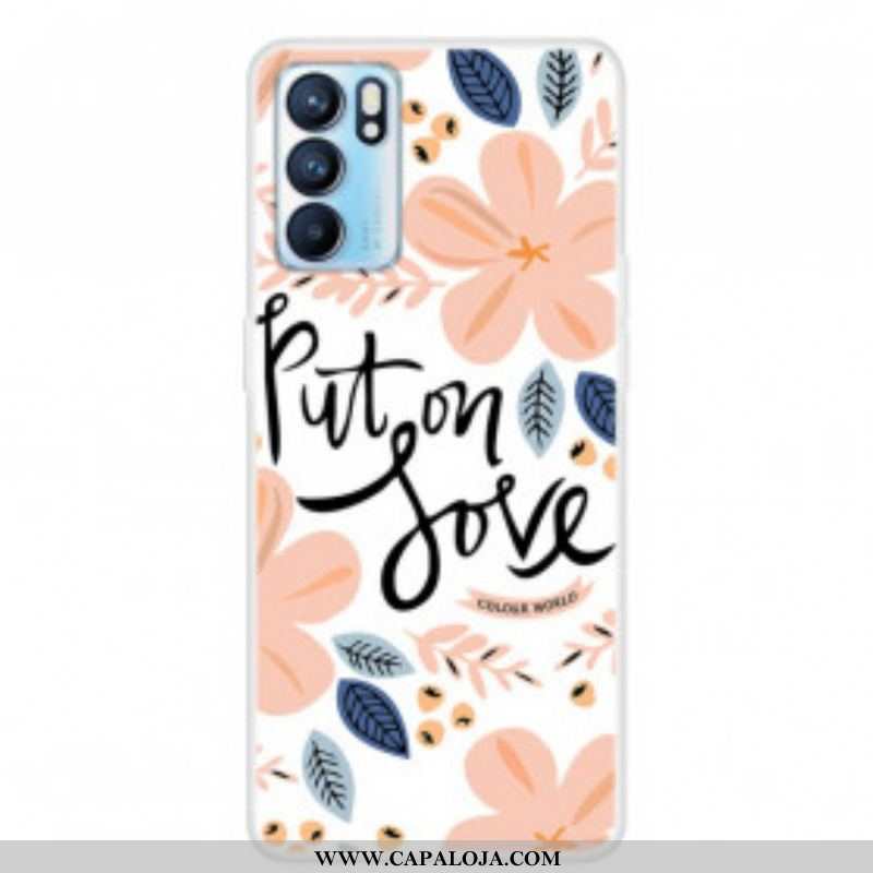 Capa Para Oppo Reno 6 5G Coloque Amor