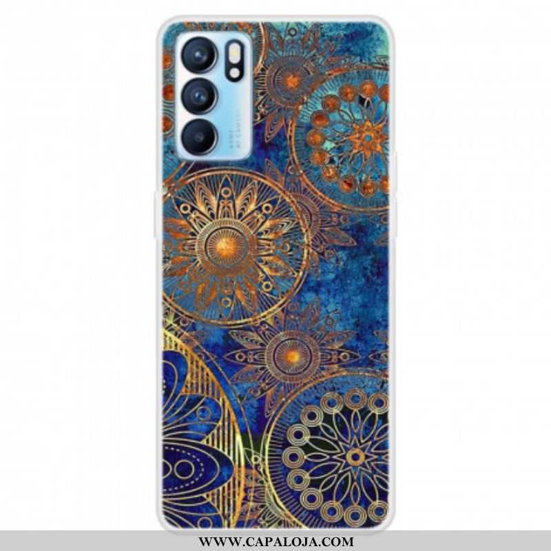 Capa Para Oppo Reno 6 5G Tendência Mandala