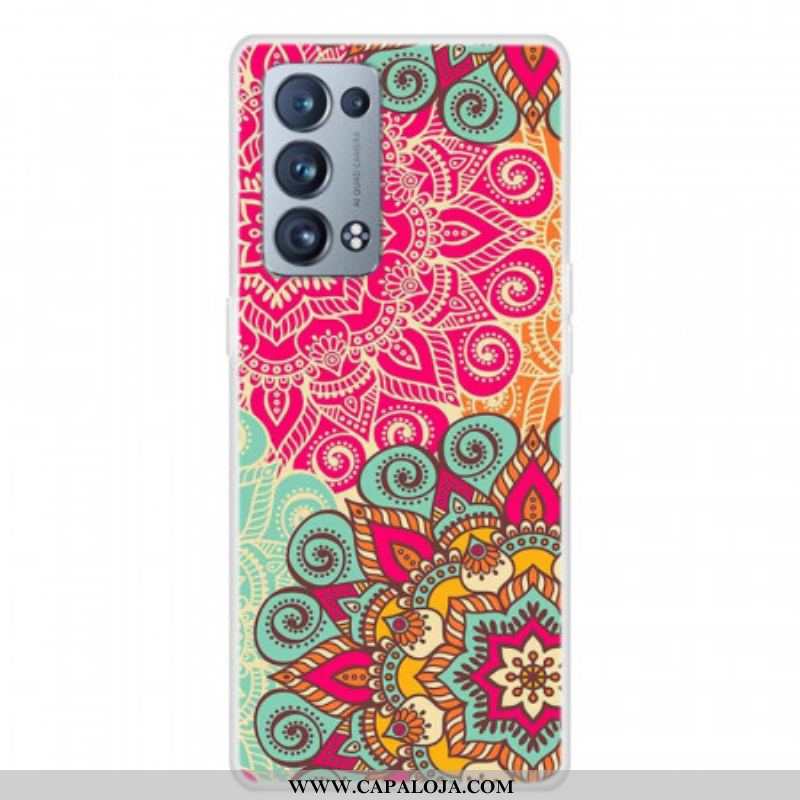 Capa Para Oppo Reno 6 Pro 5G Mandala Neon