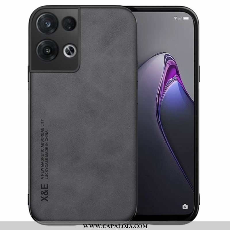 Capa Para Oppo Reno 8 Efeito Couro X&e