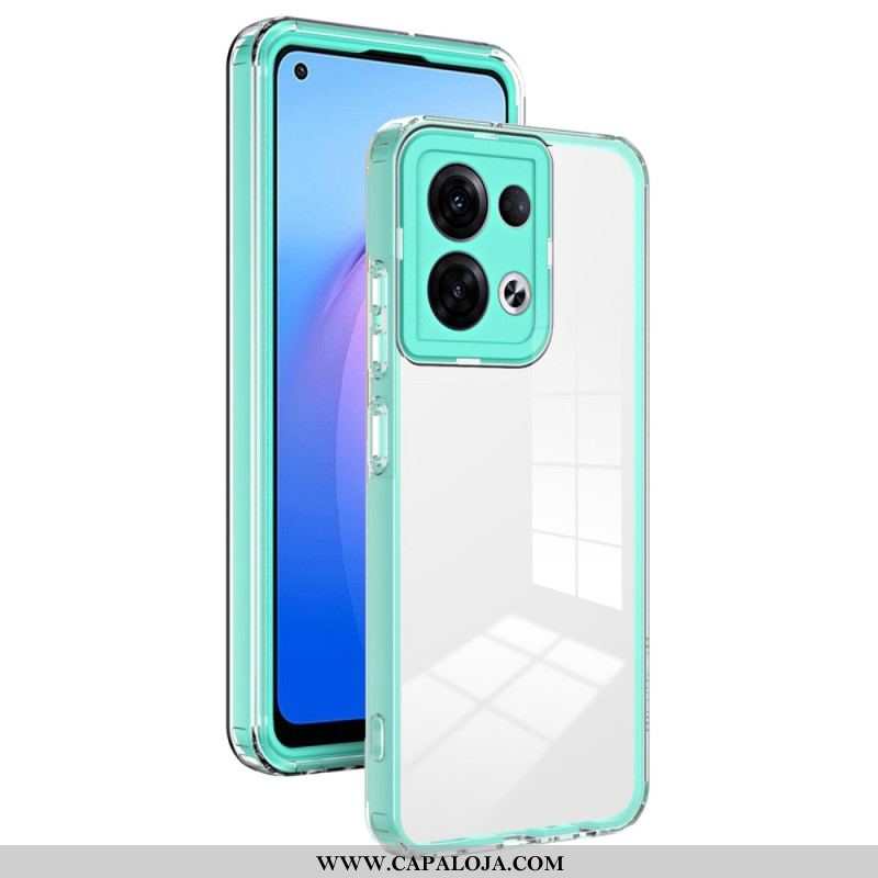 Capa Para Oppo Reno 8 Híbrido Transparente