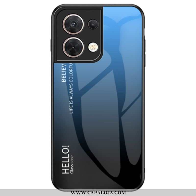 Capa Para Oppo Reno 8 Olá Vidro Temperado