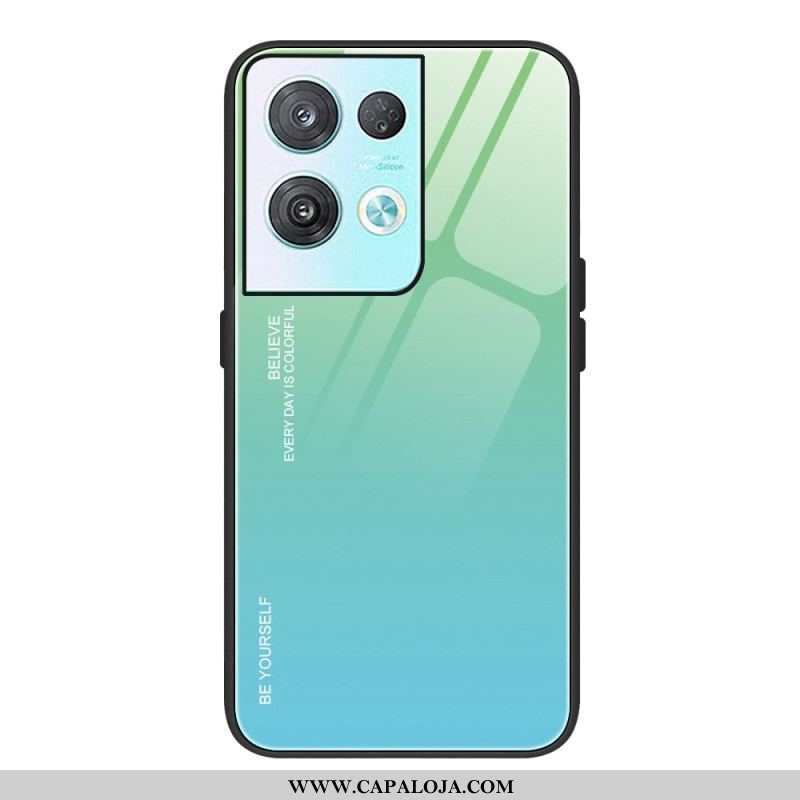 Capa Para Oppo Reno 8 Pro Acredite Vidro Temperado