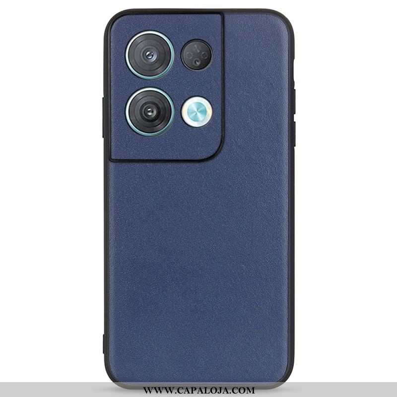 Capa Para Oppo Reno 8 Pro Couro Legitimo