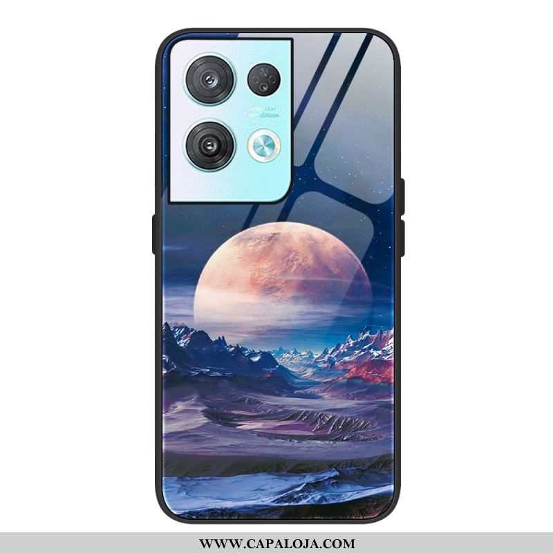 Capa Para Oppo Reno 8 Pro Vidro Temperado Espacial