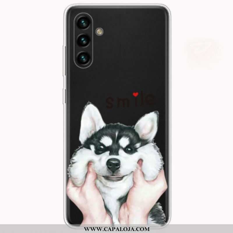 Capa Para Samsung Galaxy A13 5G / A04s Cachorro Sorridente