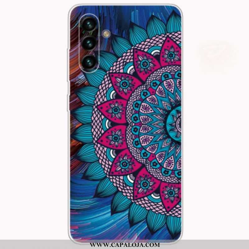 Capa Para Samsung Galaxy A13 5G / A04s Mandala Colorida