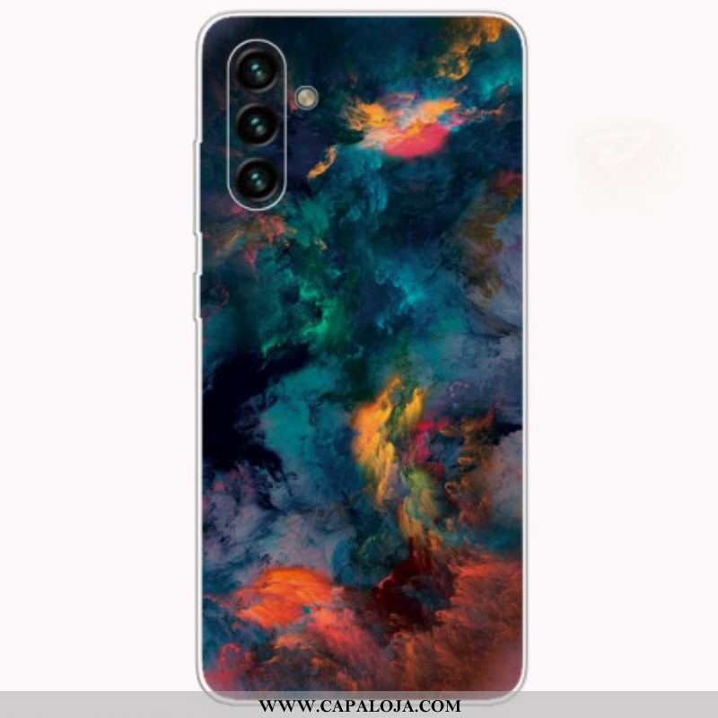 Capa Para Samsung Galaxy A13 5G / A04s Nuvens Coloridas