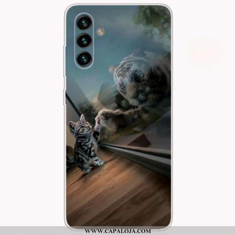 Capa Para Samsung Galaxy A13 5G / A04s Sonho De Gatinho