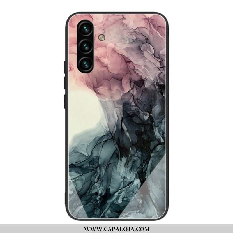 Capa Para Samsung Galaxy A13 5G / A04s Vidro Temperado De Mármore