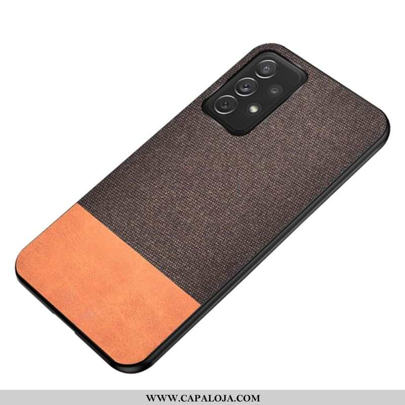 Capa Para Samsung Galaxy A13 Couro Falso De Textura Dupla