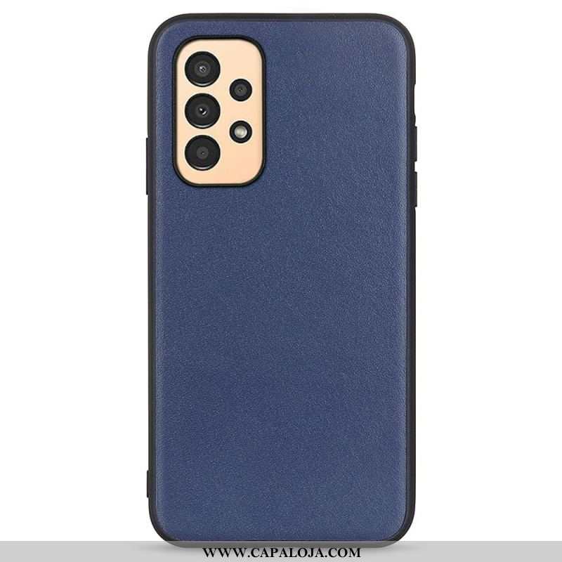 Capa Para Samsung Galaxy A13 Couro Genuíno