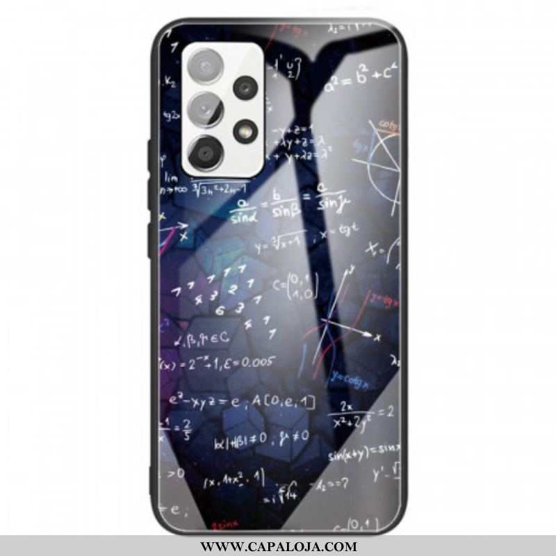 Capa Para Samsung Galaxy A13 Cálculos Matemáticos De Vidro Temperado