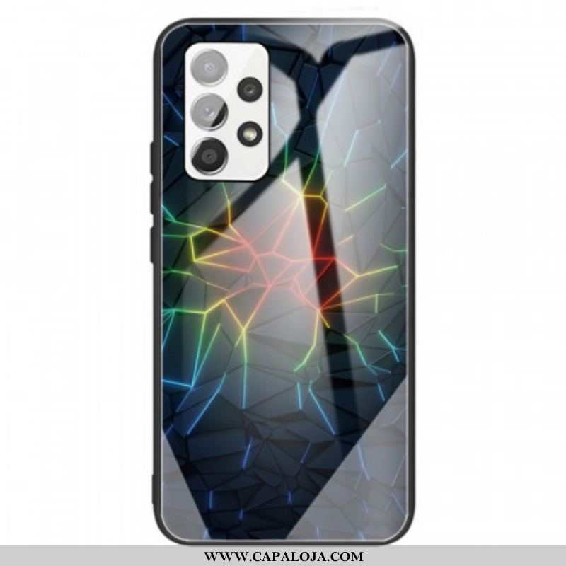 Capa Para Samsung Galaxy A13 Geometria Vidro Temperado