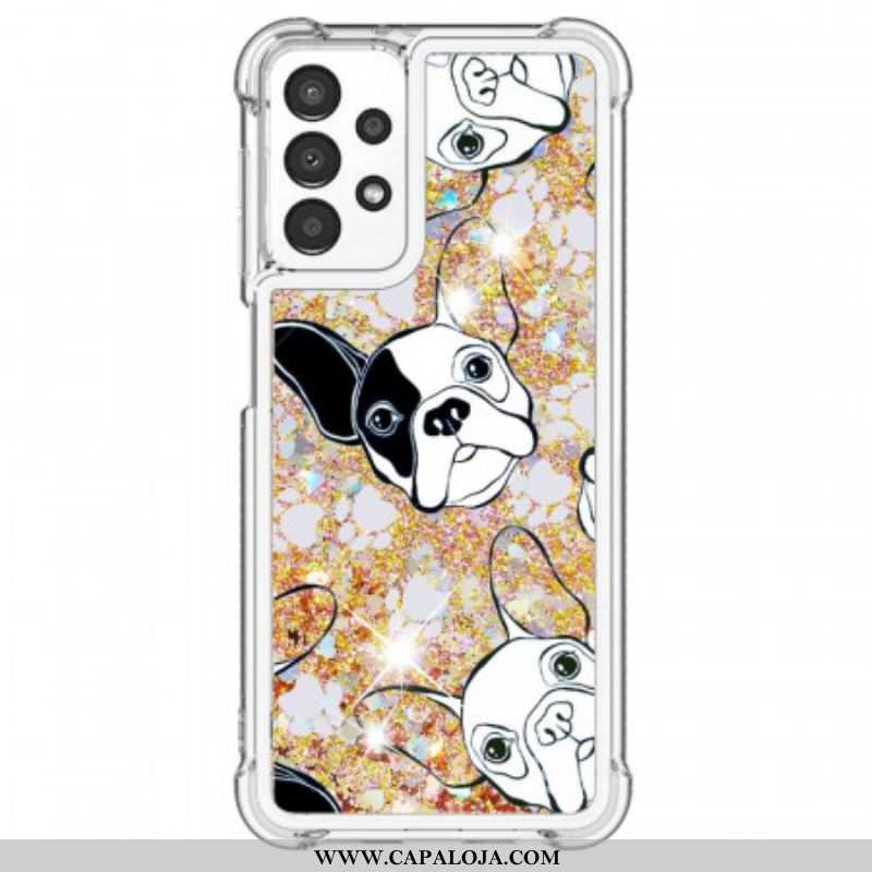 Capa Para Samsung Galaxy A13 Mr Dog Lantejoulas