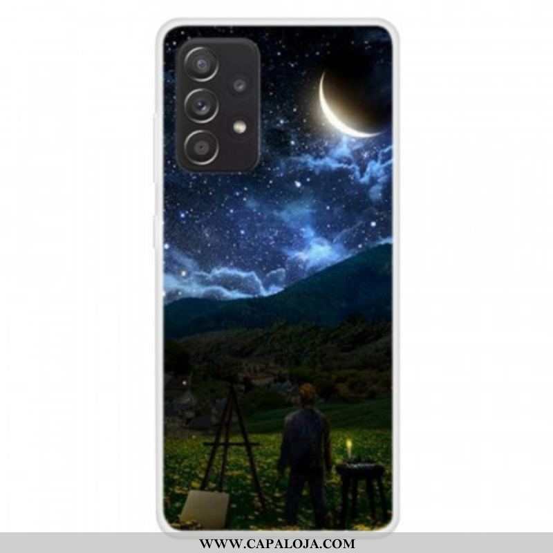 Capa Para Samsung Galaxy A13 Pintor Na Noite