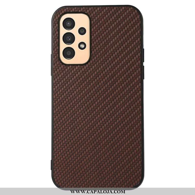 Capa Para Samsung Galaxy A13 Textura De Fibra De Carbono