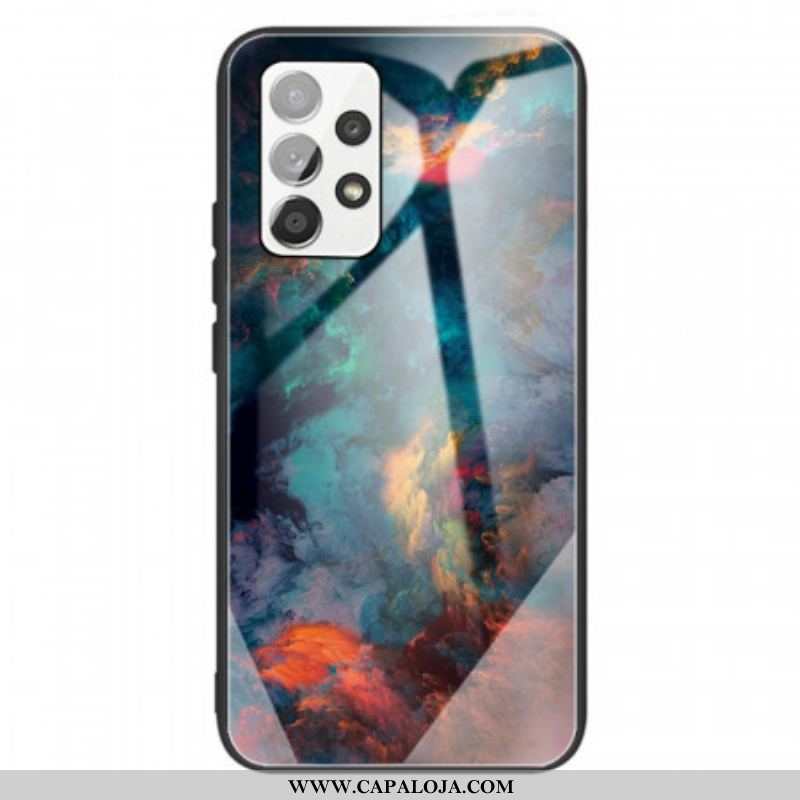 Capa Para Samsung Galaxy A13 Vidro Temperado Celeste