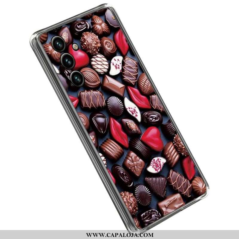 Capa Para Samsung Galaxy A14 / A14 5G Chocolate Flexível