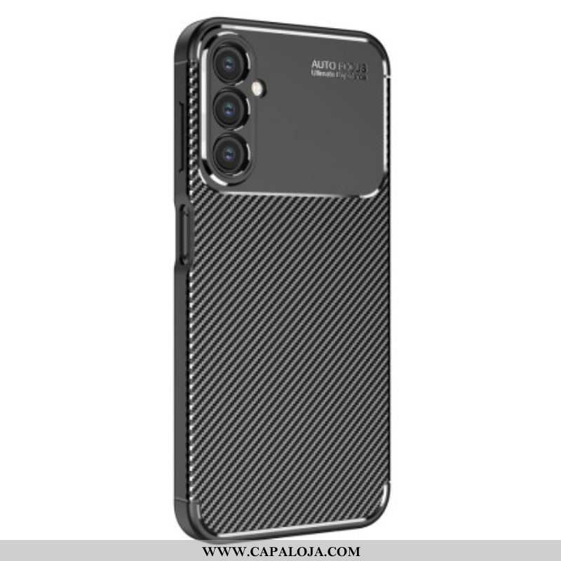 Capa Para Samsung Galaxy A14 / A14 5G Fibra De Carbono Flexível