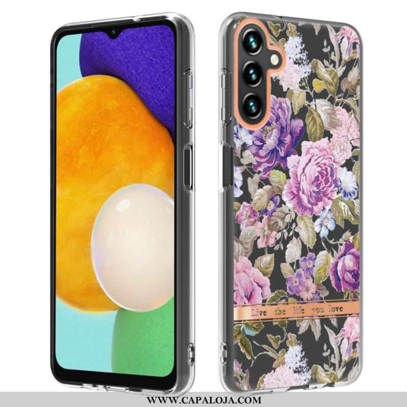 Capa Para Samsung Galaxy A14 / A14 5G Flores Coloridas