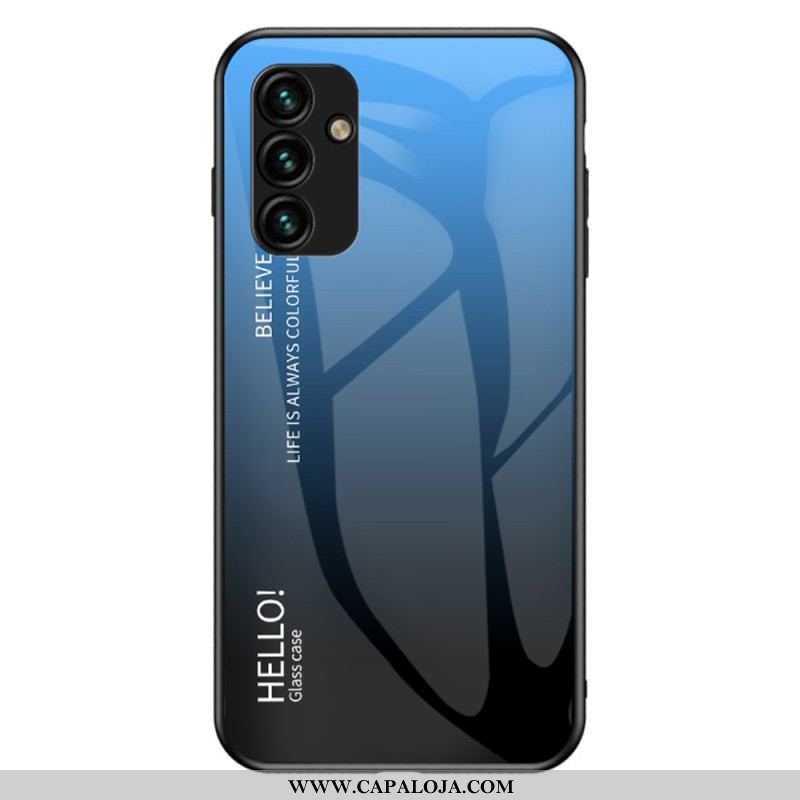 Capa Para Samsung Galaxy A14 / A14 5G Olá Vidro Temperado