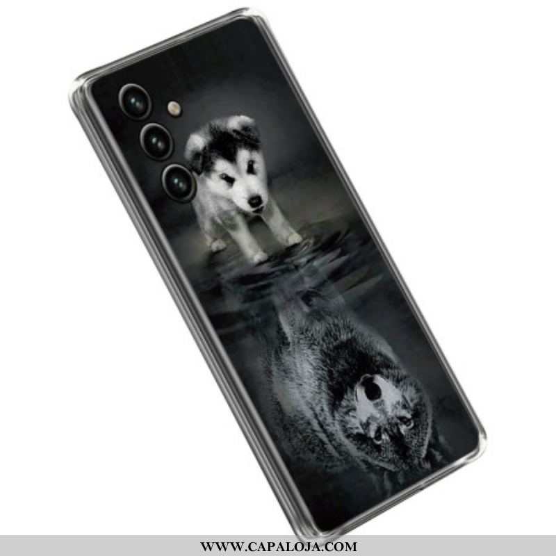 Capa Para Samsung Galaxy A14 / A14 5G Sonho De Cachorrinho