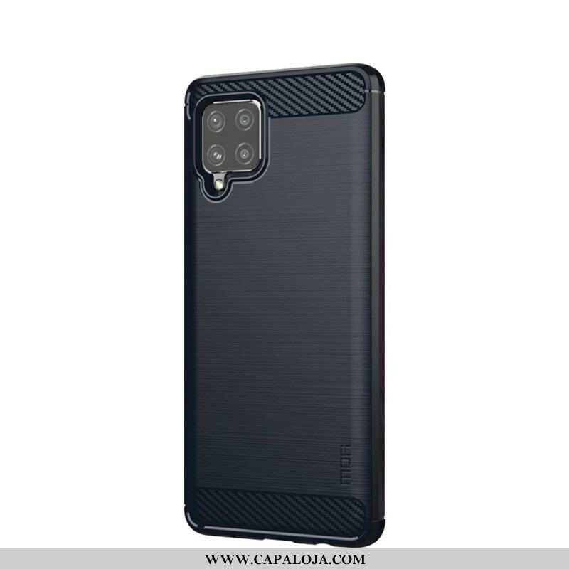 Capa Para Samsung Galaxy A42 5G Fibra De Carbono Escovada Mofi