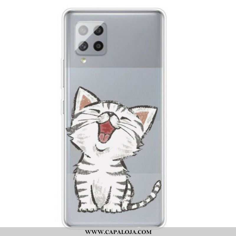 Capa Para Samsung Galaxy A42 5G Gato Fofo